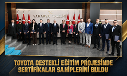 Toyota destekli eğitim projesinde sertifikalar sahiplerini buldu