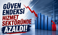 Güven endeksi hizmet sektöründe azaldı