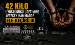 42 Kilo Uyuşturucu Üretimine Yetecek Hammadde Ele Geçirildi