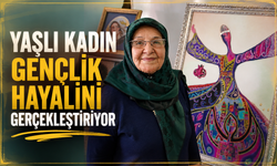 Yaşlı kadın gençlik hayalini gerçekleştiriyor