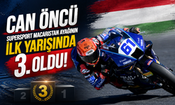 Can Öncü, Supersport Macaristan ayağının ilk yarışında 3. oldu