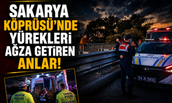 Sakarya Köprüsü’nde Yürekleri Ağza Getiren Anlar: Ekipler Facianın Önüne Geçti