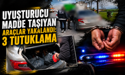 Uyuşturucu madde taşıyan araçlar yakalandı: 3 tutuklama