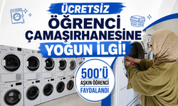 Ücretsiz Öğrenci Çamaşırhanesine yoğun ilgi: 500’ü aşkın öğrenci faydalandı
