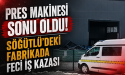 Pres Makinesi Sonu Oldu! Söğütlü’deki Fabrikada Feci İş Kazası