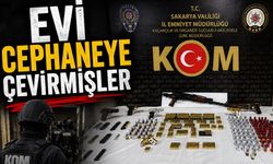 Evi cephaneliğe çevirmişler!
