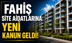 Fahiş Site Aidatlarına Karşı Yeni Kanun