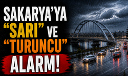 Sakarya'ya sarı ve turuncu kod alarmı