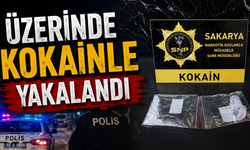 Üzerinde kokainle yakalandı!
