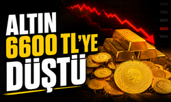 Altın 6600 TL'ye düştü!