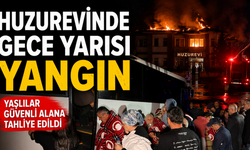 Huzurevinde Gece Yarısı Yangın
