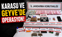 Karasu ve Geyve’de torbacı operasyonu