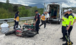 Bilecik’te Motosiklet Kazası! Sürücü Yaralandı