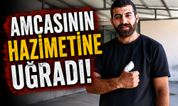 Amcasının hazimetine uğradı