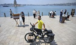 Gurbetçi Gürbüz, Alzheimer farkındalığı için 46 gün boyunca Amsterdam'dan İstanbul'a pedal çevirdi