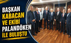 Başkan Kabacan ve ekibi Palandöken ile buluştu