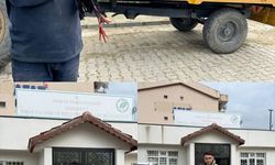 Kırklareli'nde yaralı halde bulunan leylek tedavi altına alındı