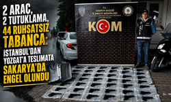 Sakarya’da Silah Kaçakçılığı Operasyonu: 44 Tabanca Ele Geçirildi, 2 Şüpheli Tutuklandı
