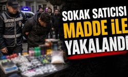 Sokakta zehir satarken yakalandı
