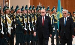 Cumhurbaşkanı Erdoğan, Kazakistan’da Resmi Törenle Karşılandı