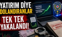 Yatırım vadiyle dolandırmışlardı yakalandılar