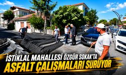 İstiklal Mahallesi Özgür Sokak’ta Asfalt Çalışmaları Aralıksız Devam Ediyor