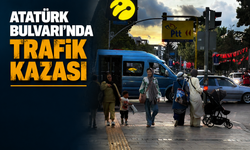 Atatürk Bulvarı’nda trafik kazası