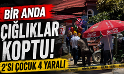 Freni Tutmayan Traktör Kalabalığa Daldı: 2'si Çocuk 4 Yaralı