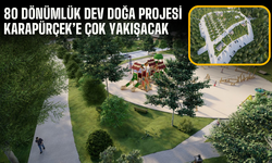 80 dönümlük dev doğa projesi Karapürçek’e çok yakışacak