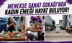 Menekşe Sanat Sokağı'nda Kadın Emeği Hayat Buluyor
