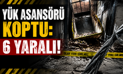 Yük asansörü koptu: 6 yaralı