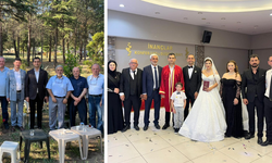 Başkan Akın Çiftleri Tek Tek Kutladı