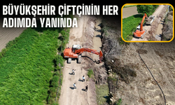 Büyükşehir Çiftçinin Her Adımda Yanında: Kanallar Temizlendi, Tarlalar Suya Kavuştu