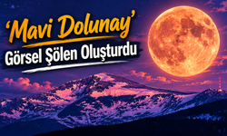 ‘Mavi Dolunay’ Görsel Şölen Oluşturdu