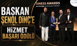 Başkan Şenol Dinç’e Hizmet Başarı Ödülü