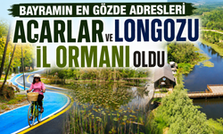 Bayramın en gözde adresleri Acarlar Longozu ve İl Ormanı oldu