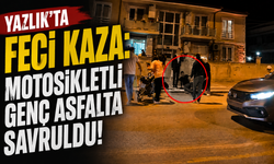 Yazlık'ta Feci Kaza: Motosikletli Genç Asfalta Savruldu!