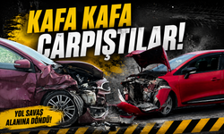 Adapazarı'nda korkutan kaza! Kafa kafaya çarpıştılar...
