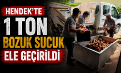 Hendek’te 1 Ton Bozuk Sucuk Ele Geçirildi