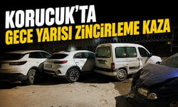 Korucuk’ta Gece Yarısı Zincirleme Kaza