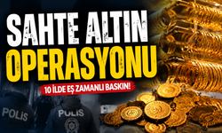 Sahte altın operasyonu: 71 şüpheli yakalandı