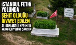 İstanbul Fethi Yolunda Şehit Olduğu Rivayet Edilen Ali bin Abdülkerim'in Kabri Gün Yüzüne Çıkarıldı
