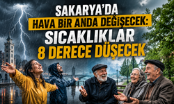 Sakarya’da Hava Bir Anda Değişecek: Sıcaklıklar 8 Derece Düşecek