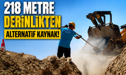 218 metre derinlikten alternatif kaynak