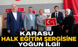 Karasu Halk Eğitim Merkezi Yıl Sonu Sergisi Kapılarını Açtı