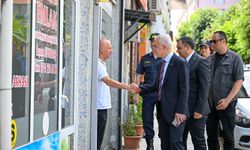 Kırklareli Valisi Turan, Vize ilçesinde esnaf ziyaretinde bulundu