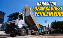 Karasu Lozan Caddesi Baştan Sona Yenileniyor!