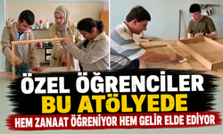 Özel Öğrenciler Ahşabı Sanata Dönüştürüyor