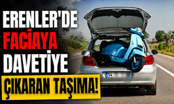 Erenler’de Pes Dedirten Görüntü! Motosikleti Bagajda Taşıdı