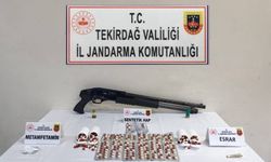 Tekirdağ'da evinde uyuşturucu hap ele geçirilen zanlı gözaltına alındı